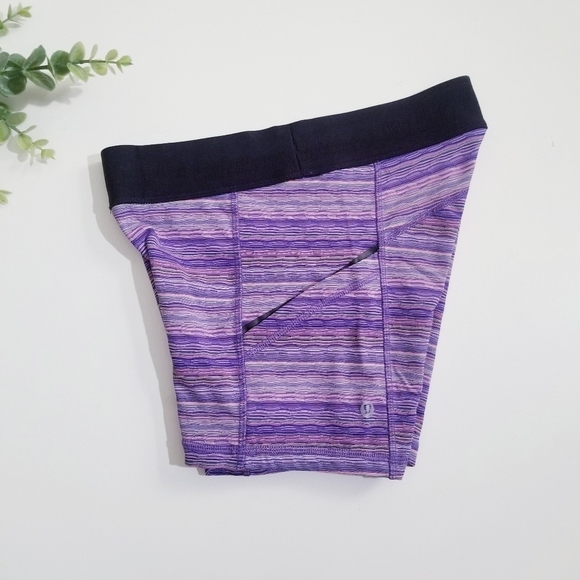 LULULEMON What The Sport Short Pink Space Dye Twist Iris Flower Pink 6 - Picture 3 of 13